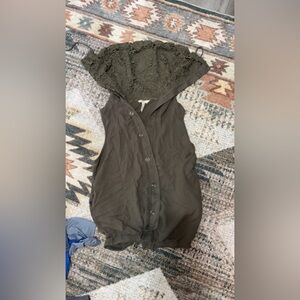 Matilda Jane Olive Green Lace Dress